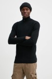 Superdry pulover de lana barbati, culoarea negru, M6110616A-02A
