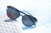 Ochelari Soare Dama Fashion Model - Design Special, UV400 - Negru, Femei, Protectie UV 100%, Plastic