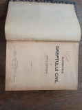 Elementele dreptului civil , Matei B. Cantacuzino, CCA 1920-1925