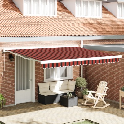 vidaXL Umbrelă galbenă și portocalie galben și portocaliu 400 &amp;times; 350 cm 3330747 foto