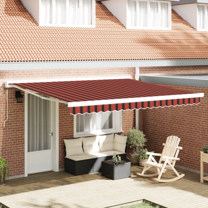 vidaXL Umbrelă galbenă și portocalie galben și portocaliu 400 &times; 350 cm 3330747