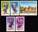 Italia 1975 - Anul Sf&acirc;nt, statui, serie neuzata