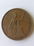 MONEDA ANGLIA ONE PENNY 1938, Europa