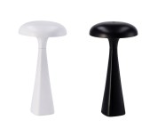 Cumpara ieftin Set 2 veioze control tactil, plastic alb negru 14 x 28 cm