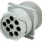 Conector AHD cablu-cablu, 9 pini