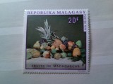 Serie 1 valoare Madagascar 1970 - Pictura - Fructe