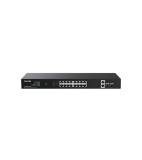 SWITCH TENDA unmanaged, 16 porturi POE RJ-45 gigabit, 2 porturi uplink gigabit RJ-45 si 2 porturi SFP IEEE 802.3af/at, max PoE 250W, metalic &quot;TEG1120P