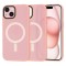 Husa pentru iPhone 15 - Techsuit HaloFrost&nbsp;MagSafe Series - Pink