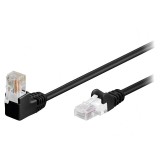 Patch Cord UTP Cat5e Negru 1m