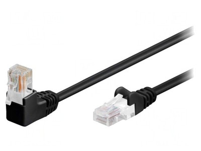 Patch Cord Ethernet Negru UTP Cat5e 3m foto