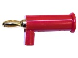 Conector Banana 3mm Rosu Aurit Mueller Tip Mufa 5A Cupru Beriliu