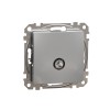 Priza TV capat 4 dB Schneider Sedna aluminiu SDD113471