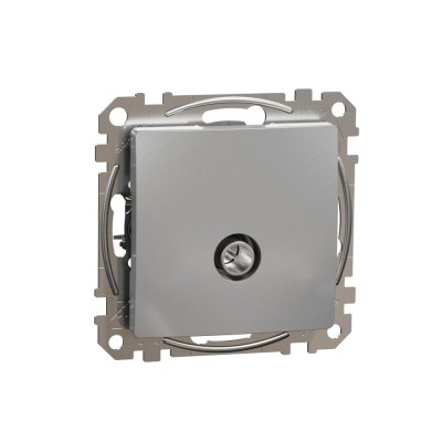 Priza TV capat 4 dB Schneider Sedna aluminiu SDD113471 foto