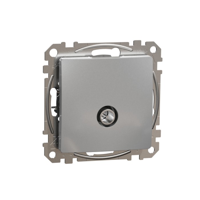 Priza TV capat 4 dB Schneider Sedna aluminiu SDD113471