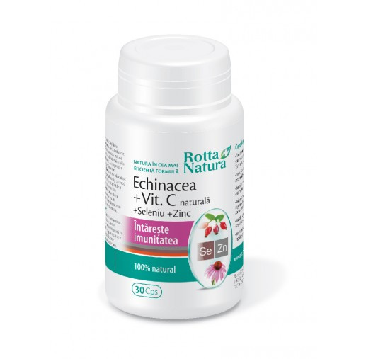 Echinaceea + Vit.C Naturale + Seleniu+ Zinc Rotta Natura 30cps