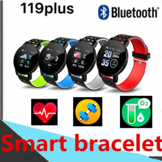 Bratara Fitness FitPro 119 Plus Color IPS,Ritm Cardiac,Tensiune Arteriala,IP67 foto