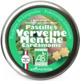 Bomboane Artizanale Verbina, Menta, Cardamon Bio 45g Aromandise