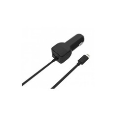 Alimentator USB bricheta auto cu cablu Lighting 2 iesiri 2.4A negru Well