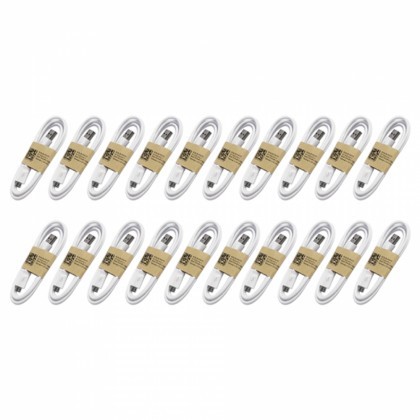 Cablu De Date 14856 USB - MicroUSB, 1ml, Alb Bulk