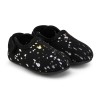 Botosei de Interior Antiderapanti Bibi Afeto Joy Dots 19 EU, Negru, BIBI Shoes