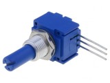 Potentiometru axial 10k&Omega; 1W linear 6,35mm