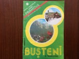 Pliant busteni si imprejurimi oficiul judetean de turism prahiva OJT 1984 RSR