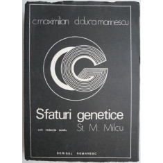 Sfaturi genetice &ndash; C. Maximilian, D. Duca Marinescu