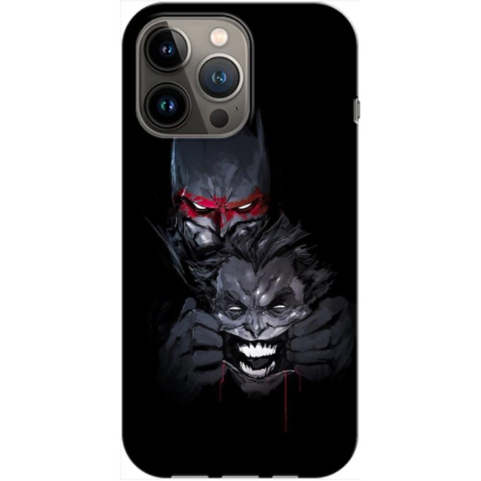 Husa compatibila cu Apple iPhone 13 Pro Max model Smile Joker, Silicon, TPU, Viceversa