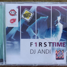 DJ Andi – F1rst Time , cd sigilat cu muzică house