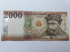 Ungaria 2000 Forint 2016 foto