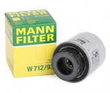 Filtru Ulei Mann Filter Skoda Superb 2 3T 2008-2015 W712/93, Mann-Filter