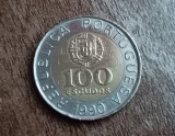 C50 - Moneda foarte veche - Portugalia ante euro - 100 escudos - 1990, Europa