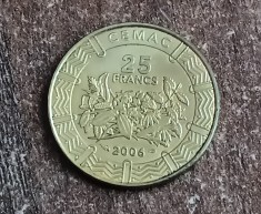 C50 - Moneda foarte veche - Africa Centrala - 25 franci - 2006