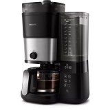 Cafetiera Philips HD7900/50 All-in-1Brew HD7900/50, 1.25l, 1000W, 10 cesti, negru-argintiu