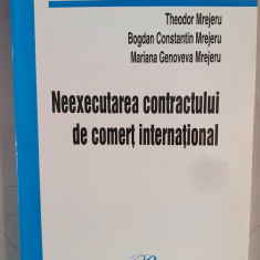 Neexecutarea contractului de comert international -Theodor Mrejeru