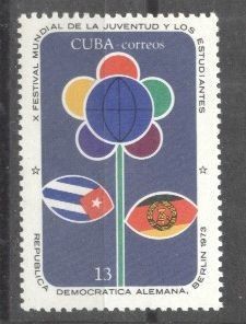 Cuba 1973 Anniversaries, MNH AE.027 foto