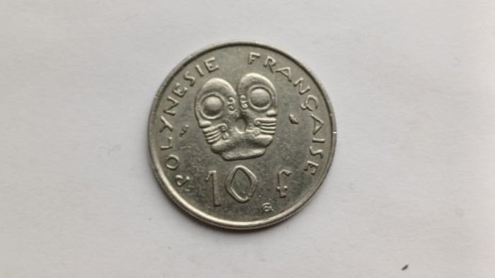 Polinezia Franceză -10 francs 1973