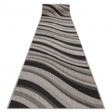 Traversa sisal Floorlux model 20353 argintiu si negru, 70 cm