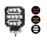 LED Lumini de lucru 12V 24V 15W 1500lm pentru Camion tractor Suv 4x4 Spot Beam Alb/Rosu/Galben