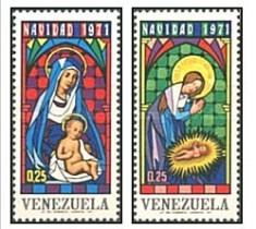 Venezuela 1971 - Craciun, serie neuzata foto
