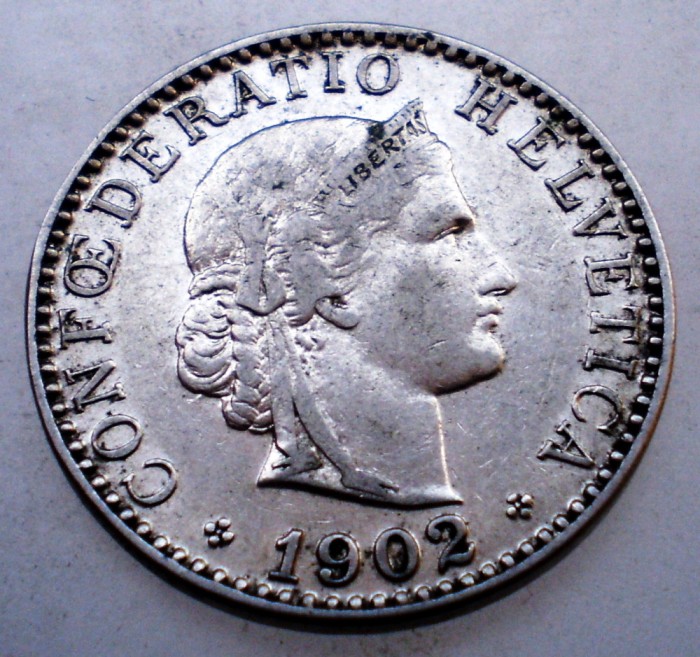 2.182 ELVETIA 20 RAPPEN 1902 B