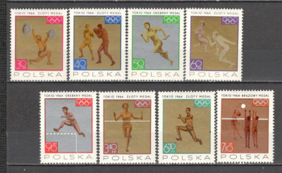 Polonia.1965 Medalii olimpice TOKYO MP.74 foto
