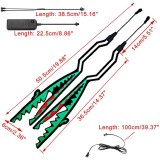 Iluminare ambientala pentru o casca de motocicleta,LIVRARE GRATUITA