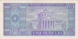 Bancnotă Rom&acirc;nia 100 lei 1966 Nicolae Bălcescu &ndash; seria H.0193