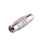 Adaptor prelungire RCA mama la RCA mama metalic
