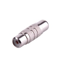 Adaptor prelungire RCA mama la RCA mama metalic foto