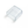 Conector Terminal Furtun LED Neon Flex 12V, 6x12mm, PVC Transparent, Interior/Exterior, Accesoriu Instalatie Luminoasa