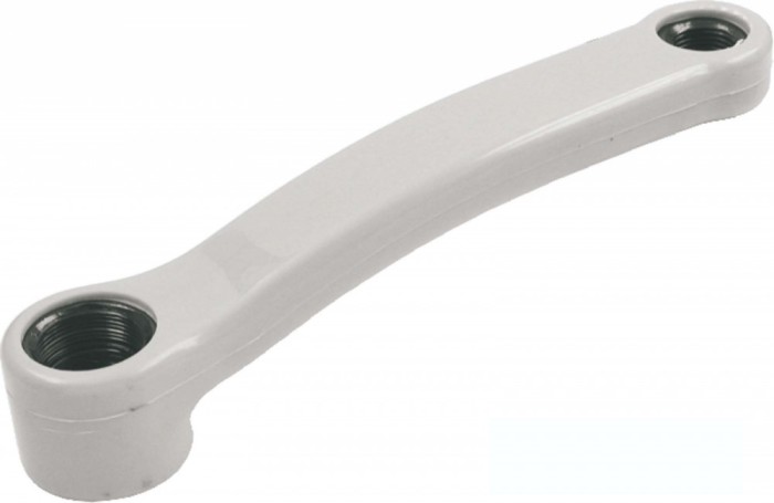 Brat pedalier, otel, ax patrat, lungime 150mm, culoare gri Cod:421579050RM