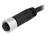 Conector M12 mufă PIN 8 mamă A-DeviceNet / CANopen 1m