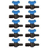 Cumpara ieftin Set 10 x Robinet din plastic pentru teava picurare cu filet si stut, Nr-7518, 16 mm x 1/2&quot; FE